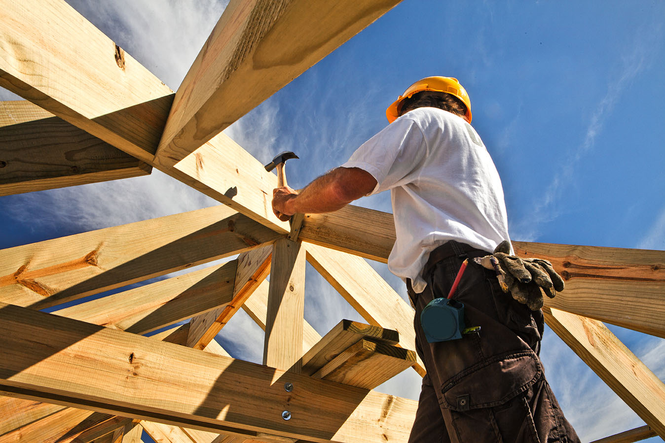 Auto-constructeur sur son chantier en Lanaudière